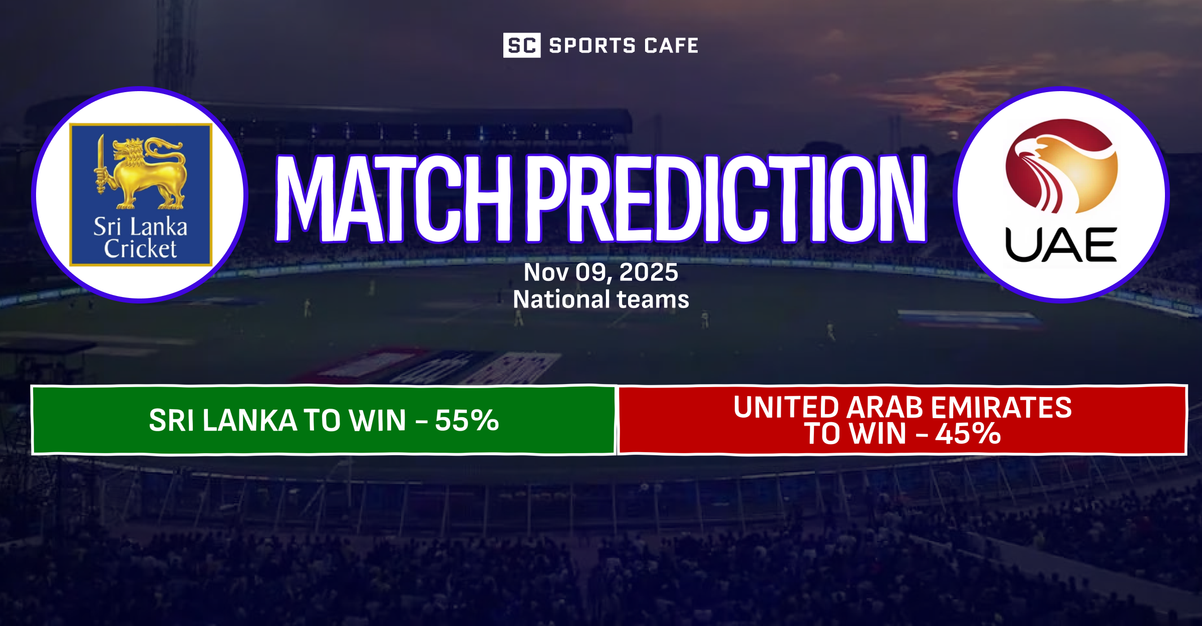 Sri Lanka vs United Arab Emirates